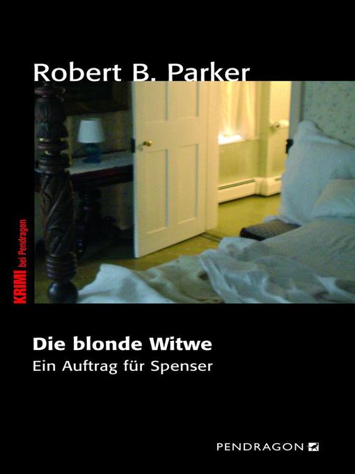Cover image for Die blonde Witwe